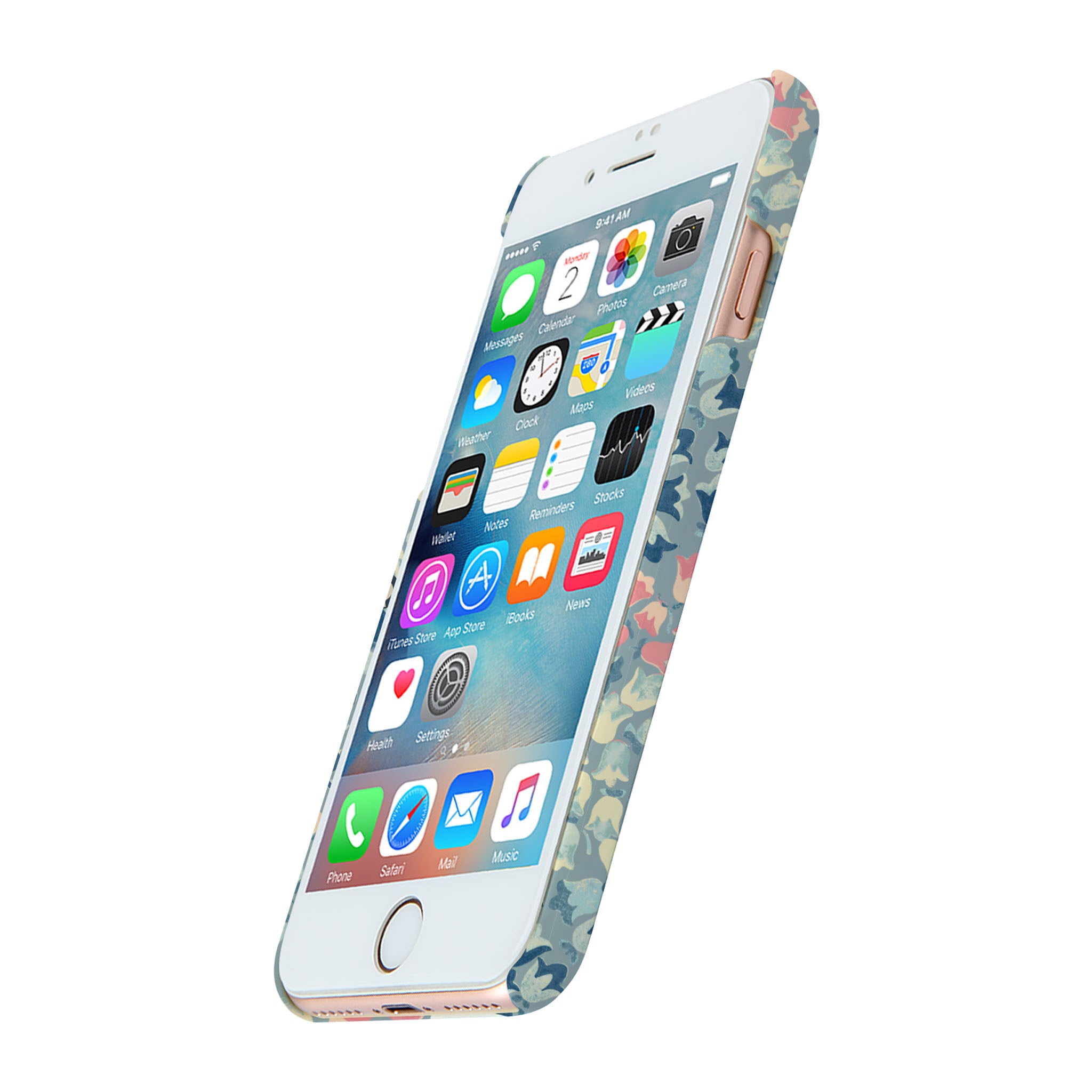 The MYVQ iPhone series 6/7/8 premium high gloss scratch-resistant phone case. Featuring a luxurious microfiber insert to cradle and protect your smartphone device.