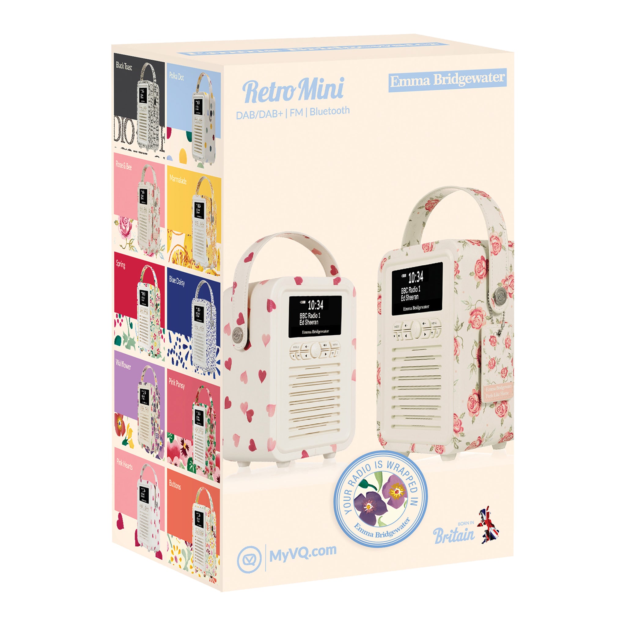 The Emma Bridgewater collection includes a range of stunning Digital Radios, all available in a wide range of patterns to perfectly complete your home.