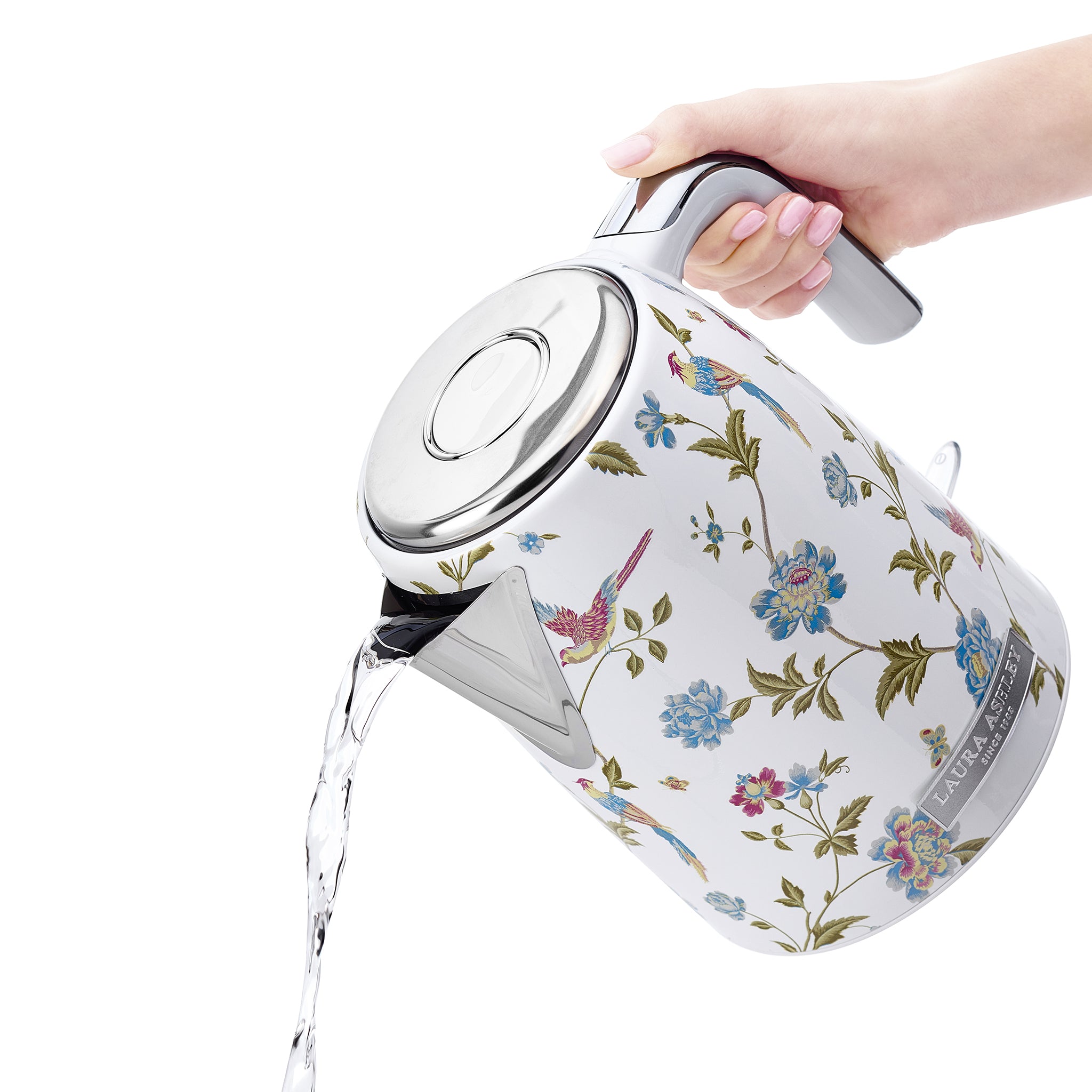 Floral electric outlet kettle