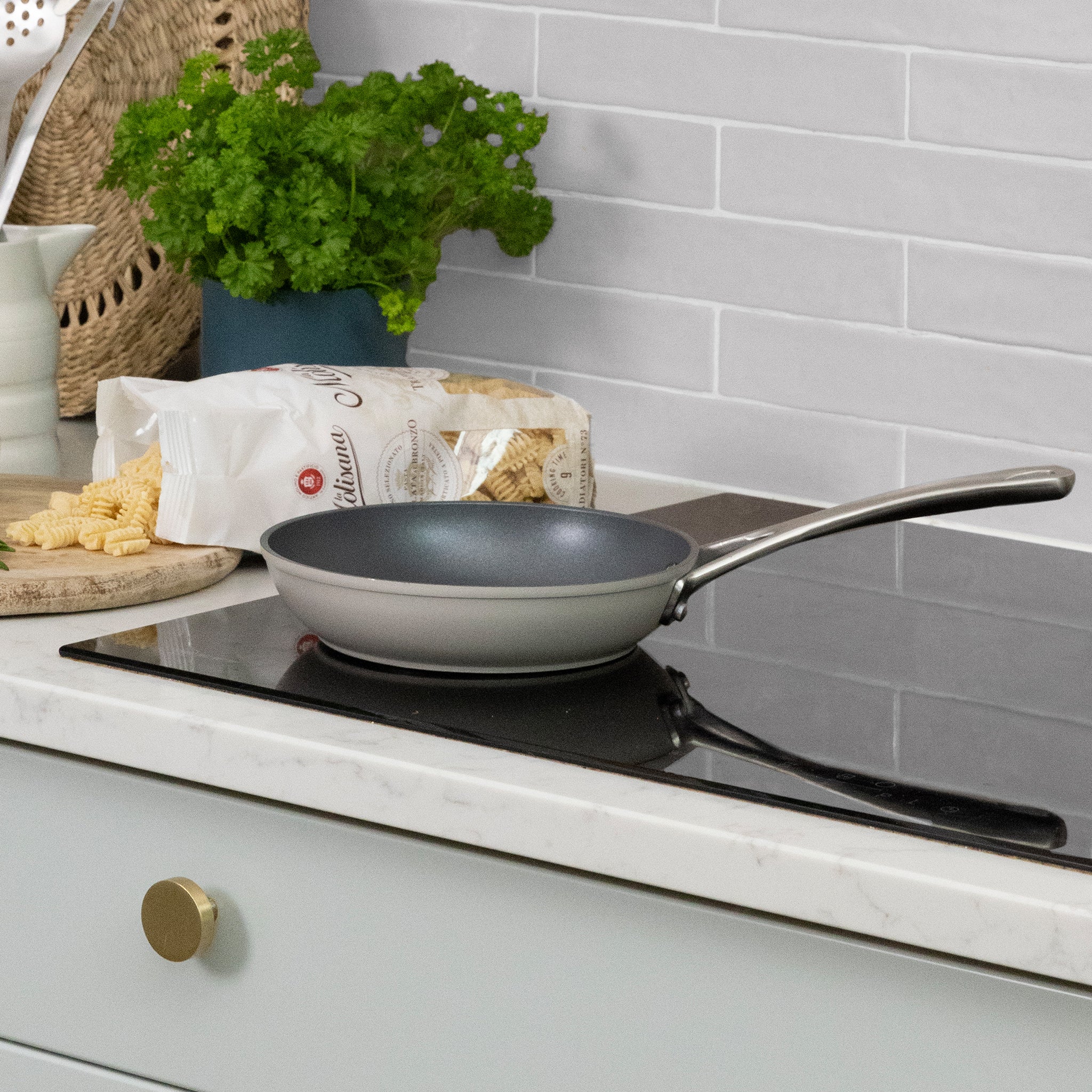 Laura Ashley Non-Stick 20/24/28cm Frying Pan with Lid
