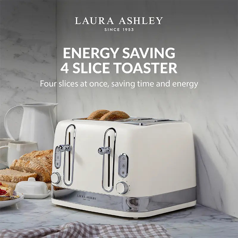 4-Slice Toaster – Laura Ashley Solid Colour Range