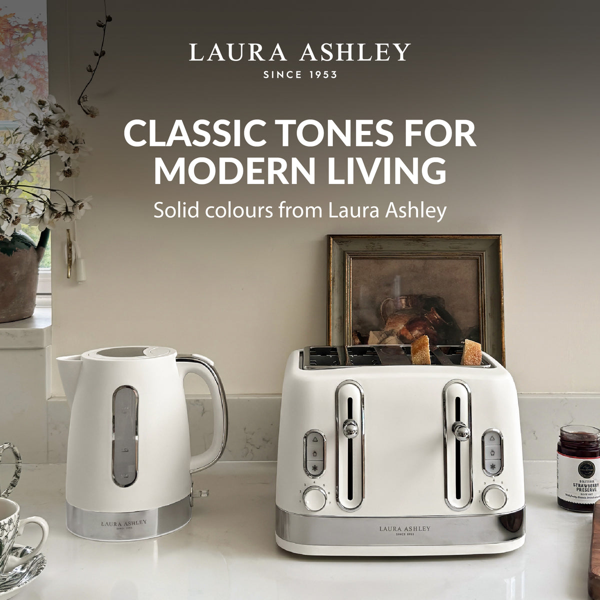 4-Slice Toaster – Laura Ashley Solid Colour Range