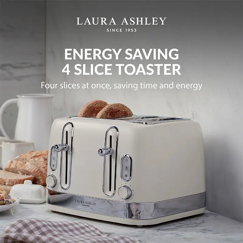 4-Slice Toaster – Laura Ashley Solid Colour Range