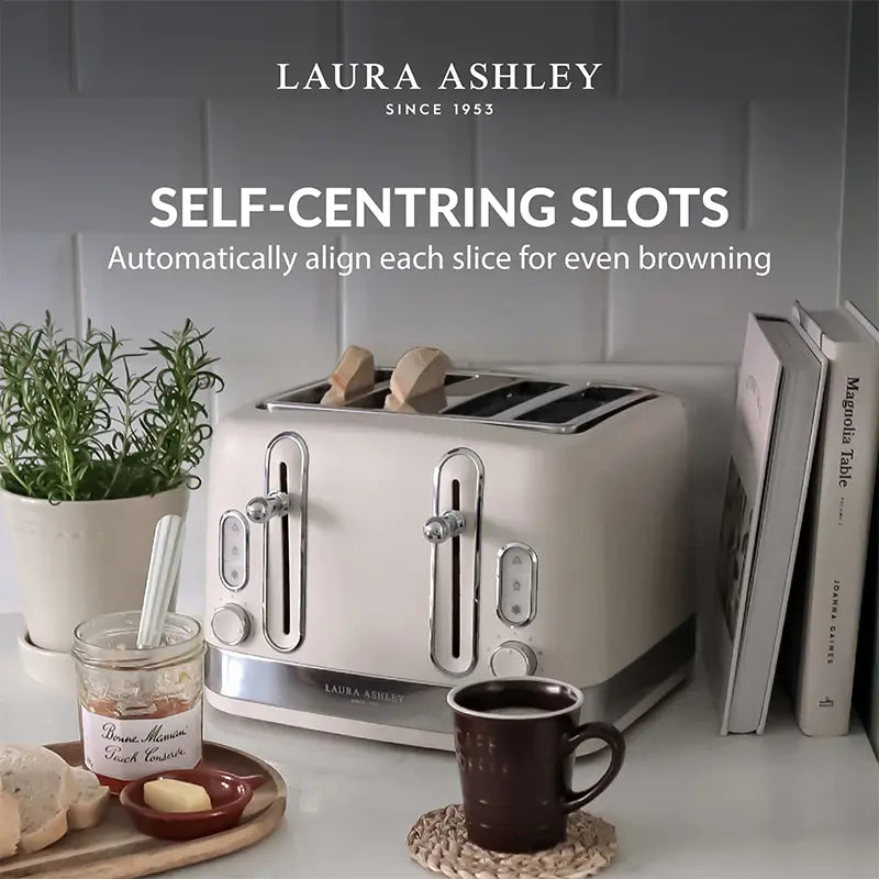 4-Slice Toaster – Laura Ashley Solid Colour Range