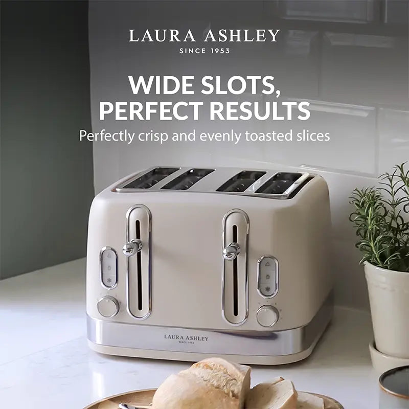 4-Slice Toaster – Laura Ashley Solid Colour Range