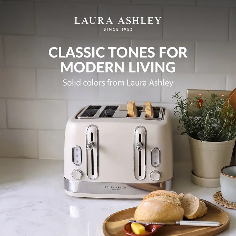 4-Slice Toaster – Laura Ashley Solid Colour Range