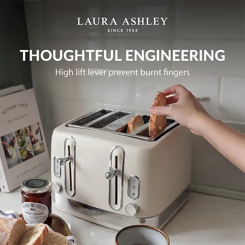 4-Slice Toaster – Laura Ashley Solid Colour Range