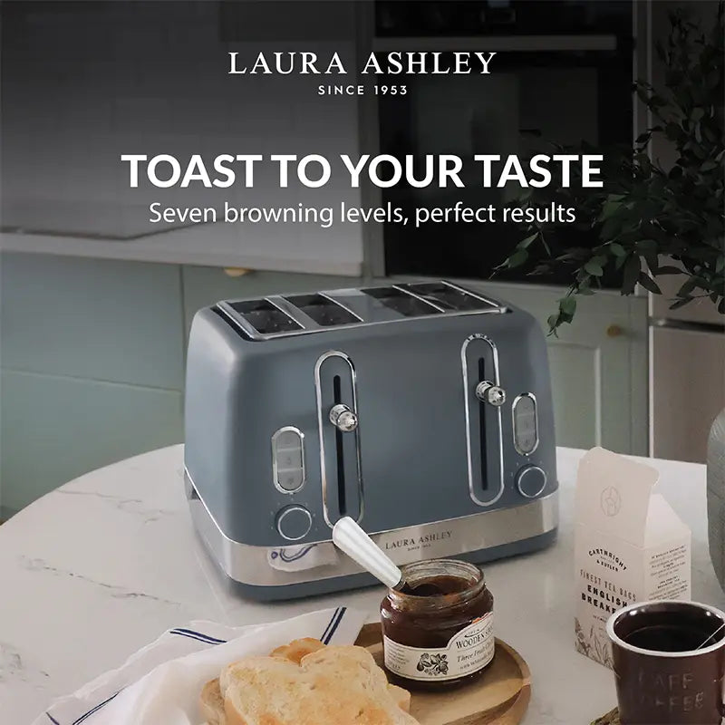 4-Slice Toaster – Laura Ashley Solid Colour Range