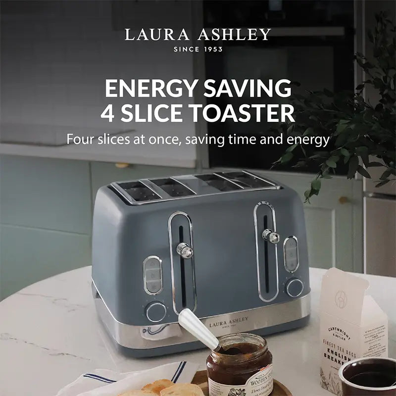 4-Slice Toaster – Laura Ashley Solid Colour Range