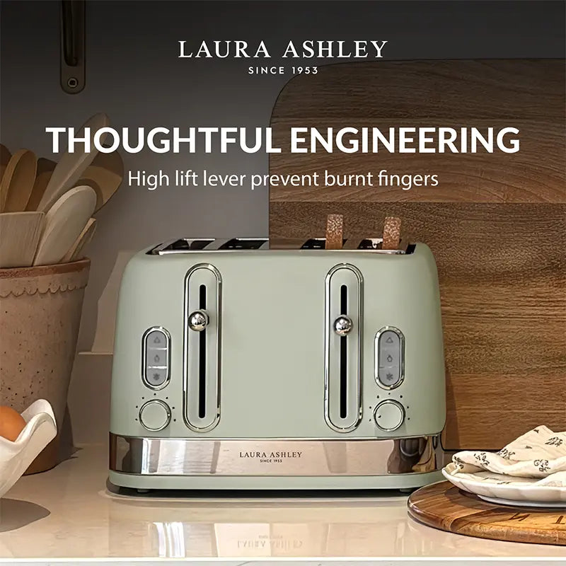 4-Slice Toaster – Laura Ashley Solid Colour Range