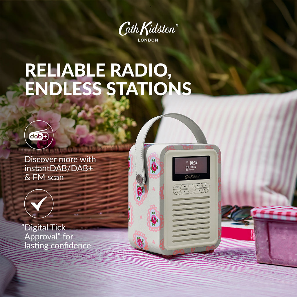 Retro Mini – Cath Kidston DAB & Bluetooth Radio
