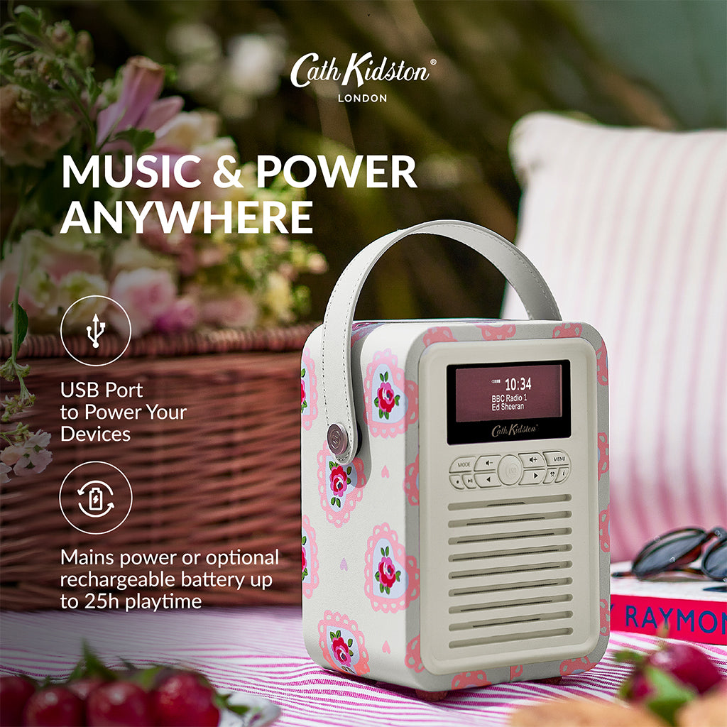 Retro Mini – Cath Kidston DAB & Bluetooth Radio