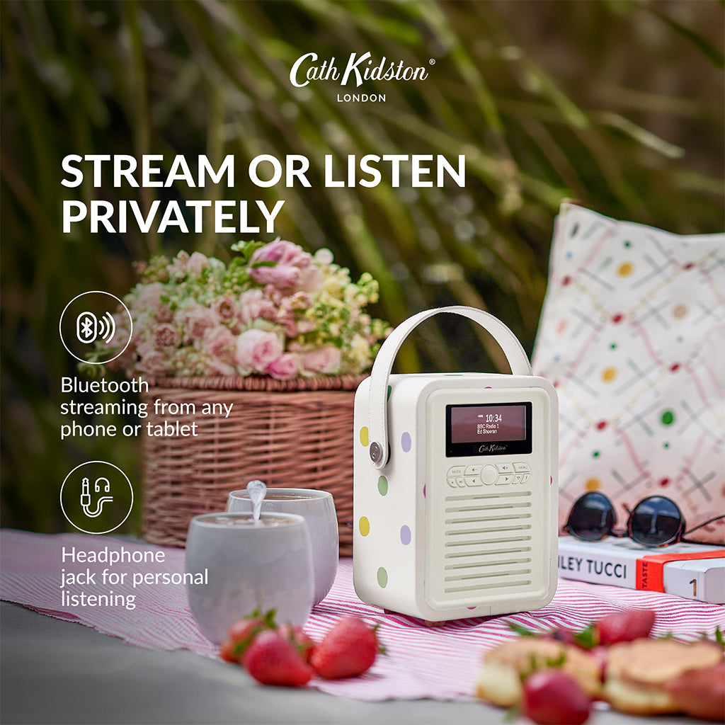 Retro Mini – Cath Kidston DAB & Bluetooth Radio