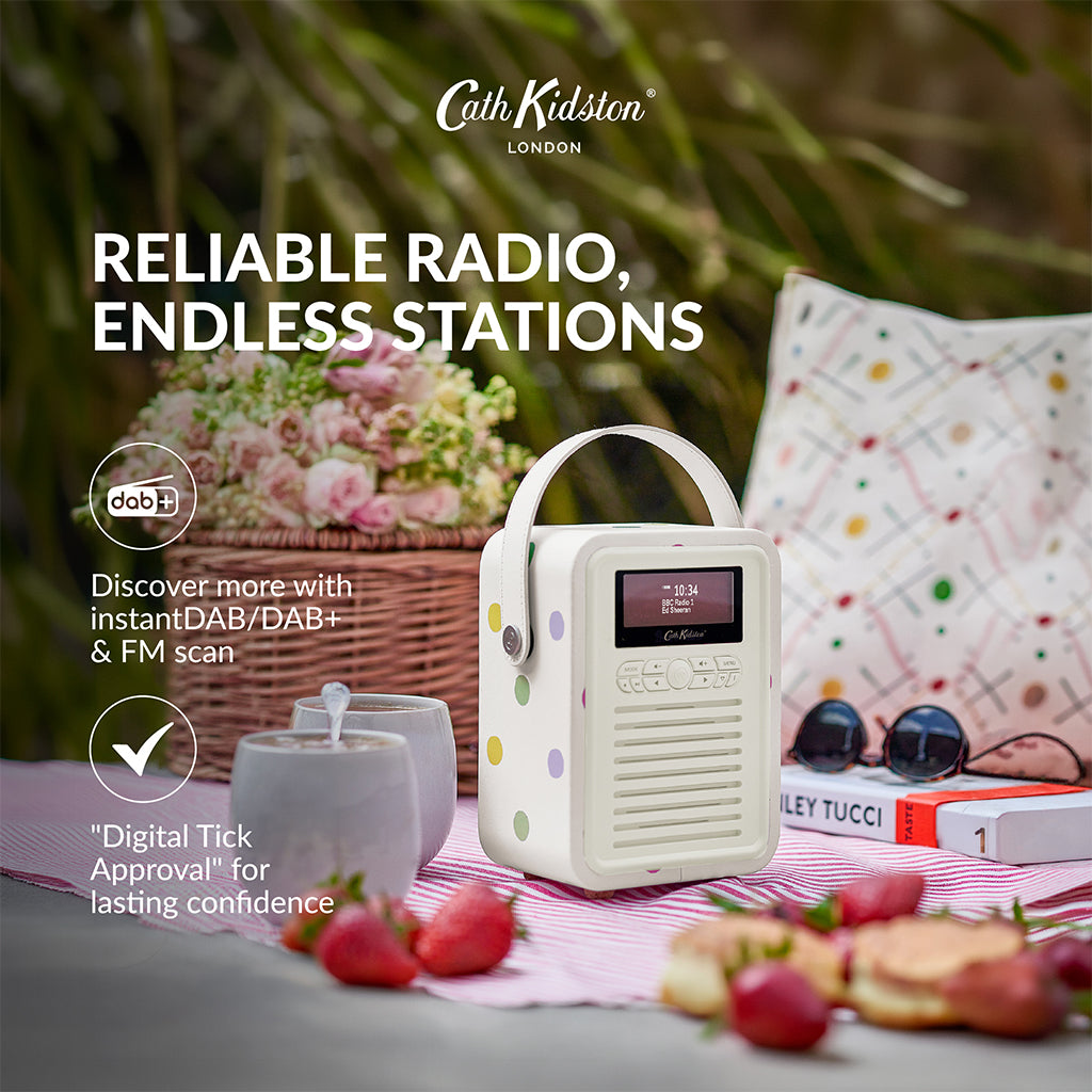 Retro Mini – Cath Kidston DAB & Bluetooth Radio