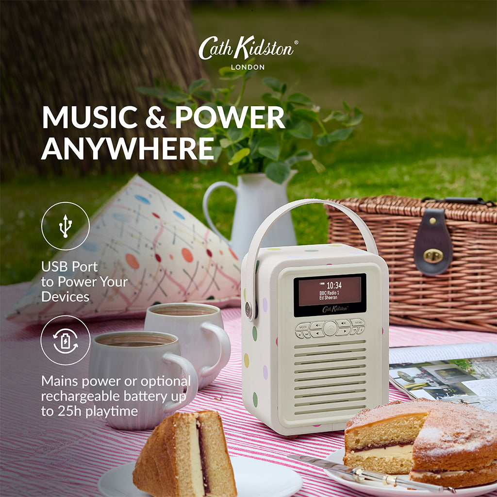 Retro Mini – Cath Kidston DAB & Bluetooth Radio