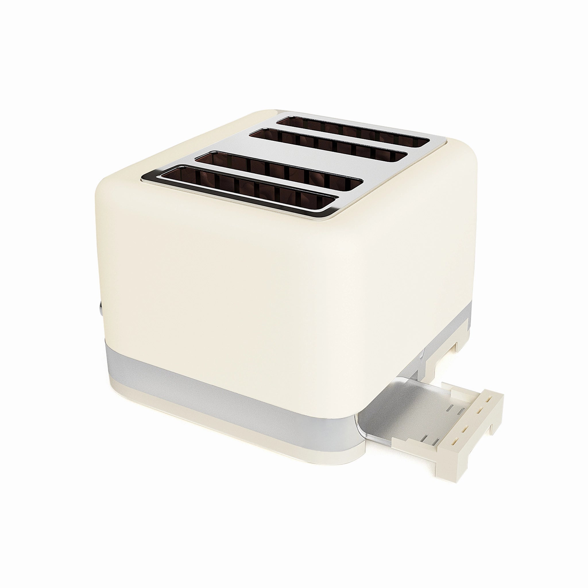 Laura Ashley Solid 4-Slice Toaster