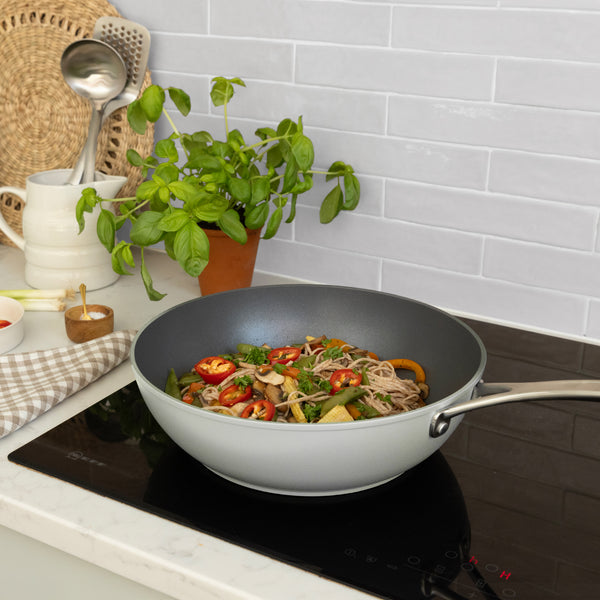 Laura Ashley Non-Stick 30cm Wok & Frying Pan