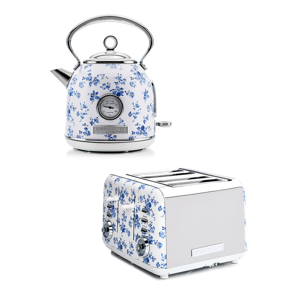 1.7L Dome Kettle & 4-Slice Toaster Set – Laura Ashley