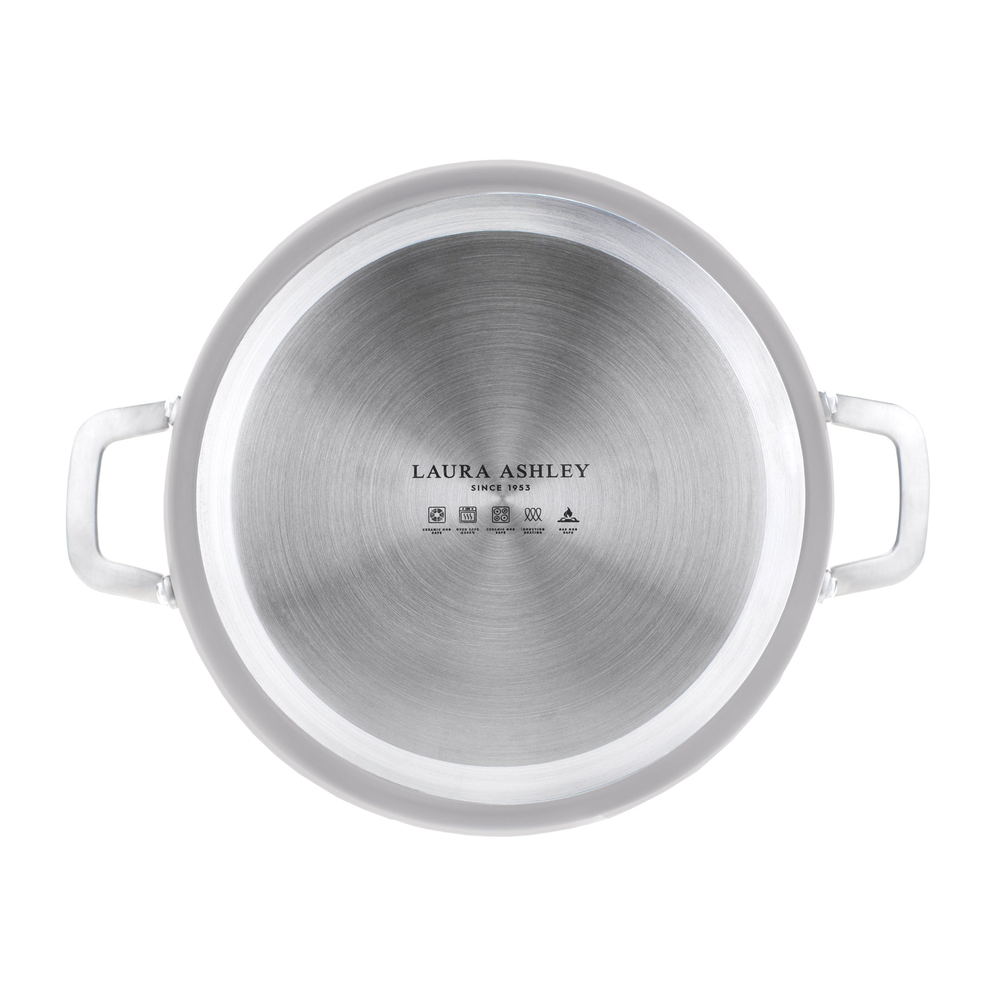 Laura Ashley 28 cm Casserole Pot with Glass Lid
