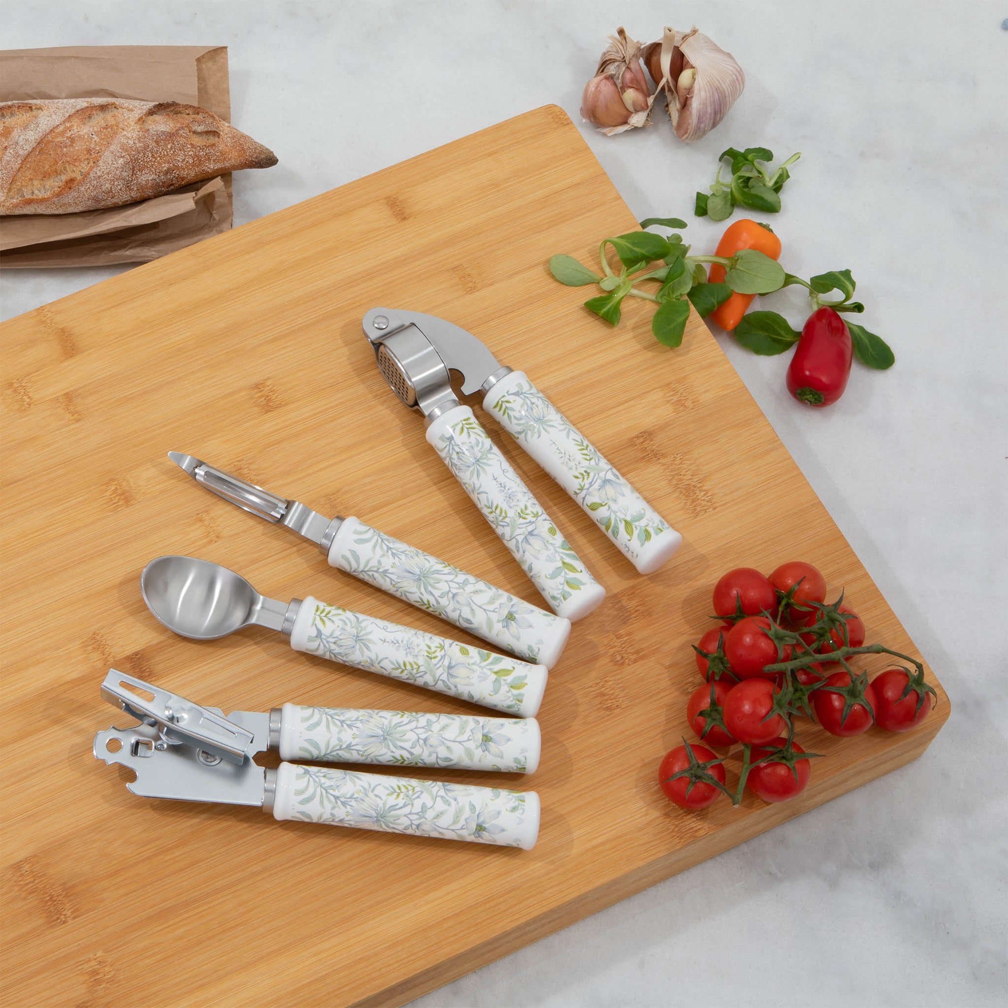 Laura Ashley Stainless Steel Ice Cream Spoon with Soft Touch Handle