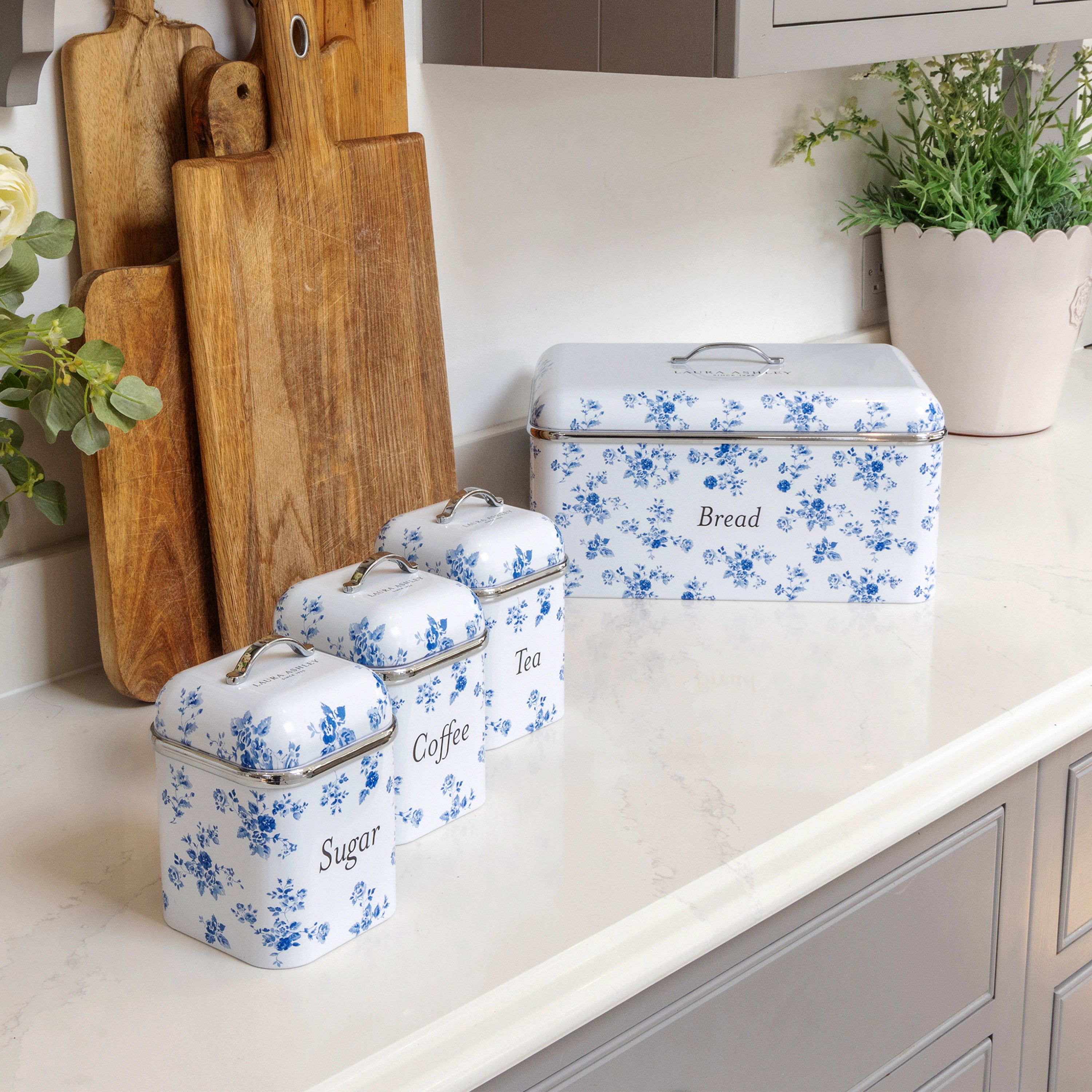 VQ X Laura Ashley Bread Storage Box for Small Kitchens