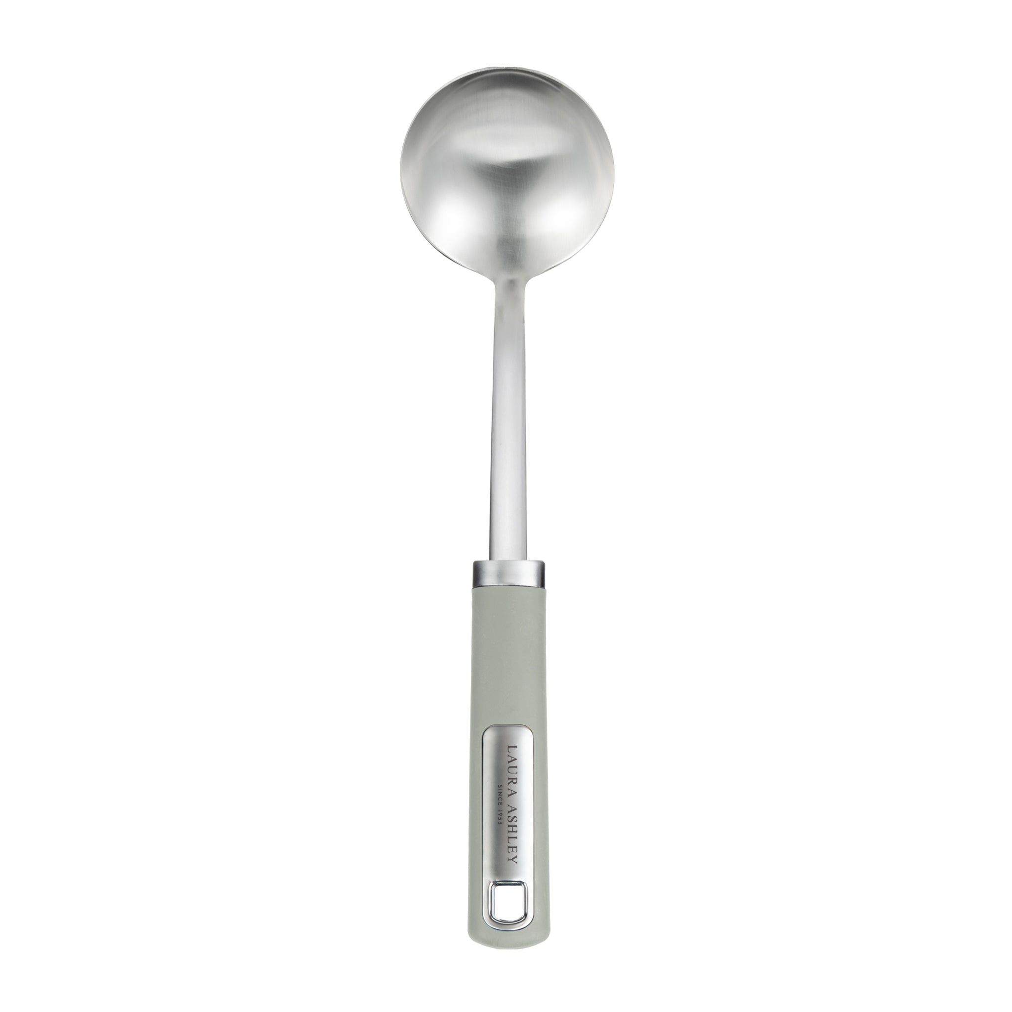 Laura Ashley Stainless-Steel Ladle Spoon with Soft Touch Handles