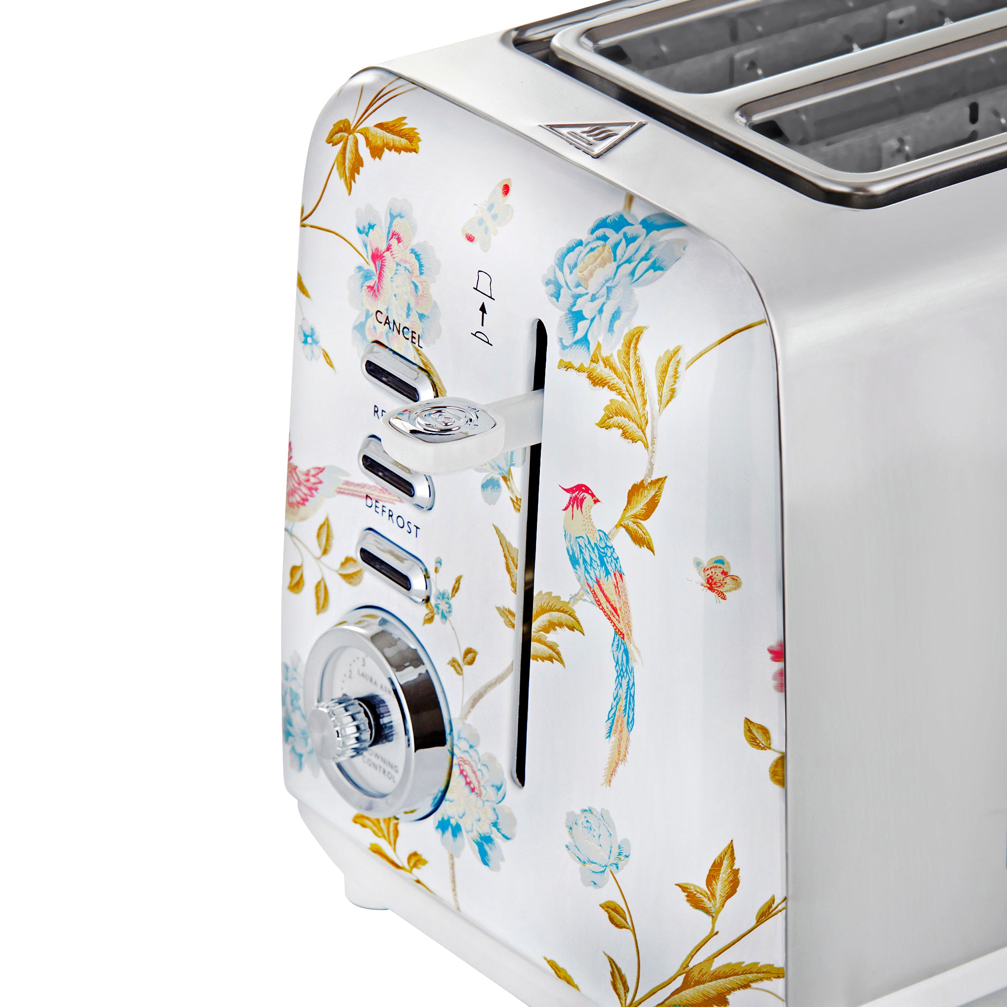 Laura Ashley’s 2-Slice Toaster – Multi-Function & 7 Heat Settings