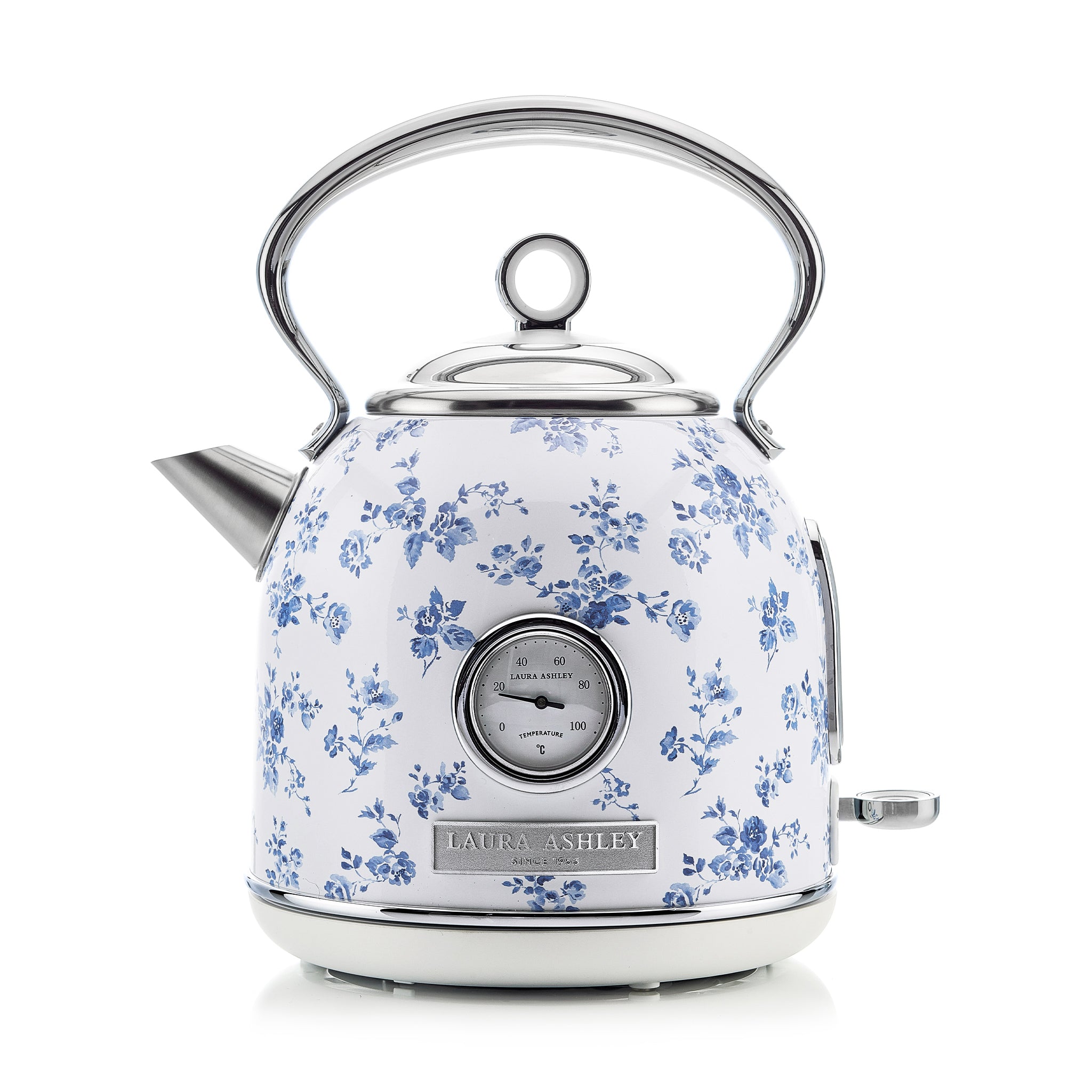 Laura Ashley’s 1.7L Dome Kettle – Fast Boil & Temperature Gauge