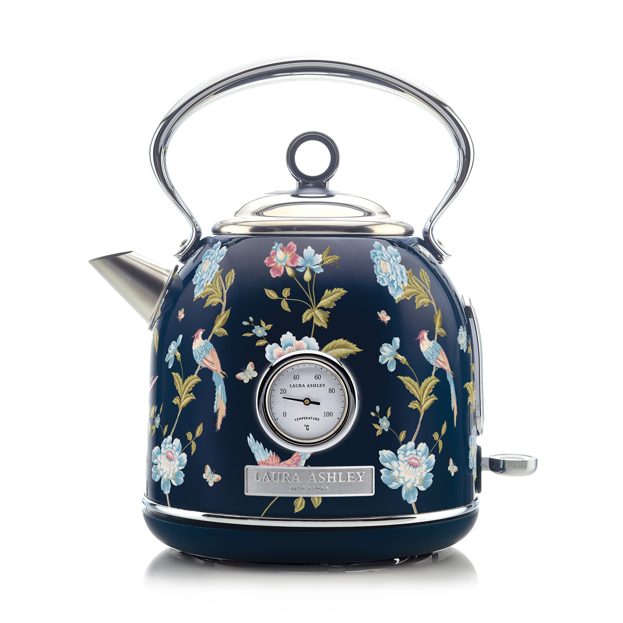 Laura Ashley’s 1.7L Dome Kettle – Fast Boil & Temperature Gauge