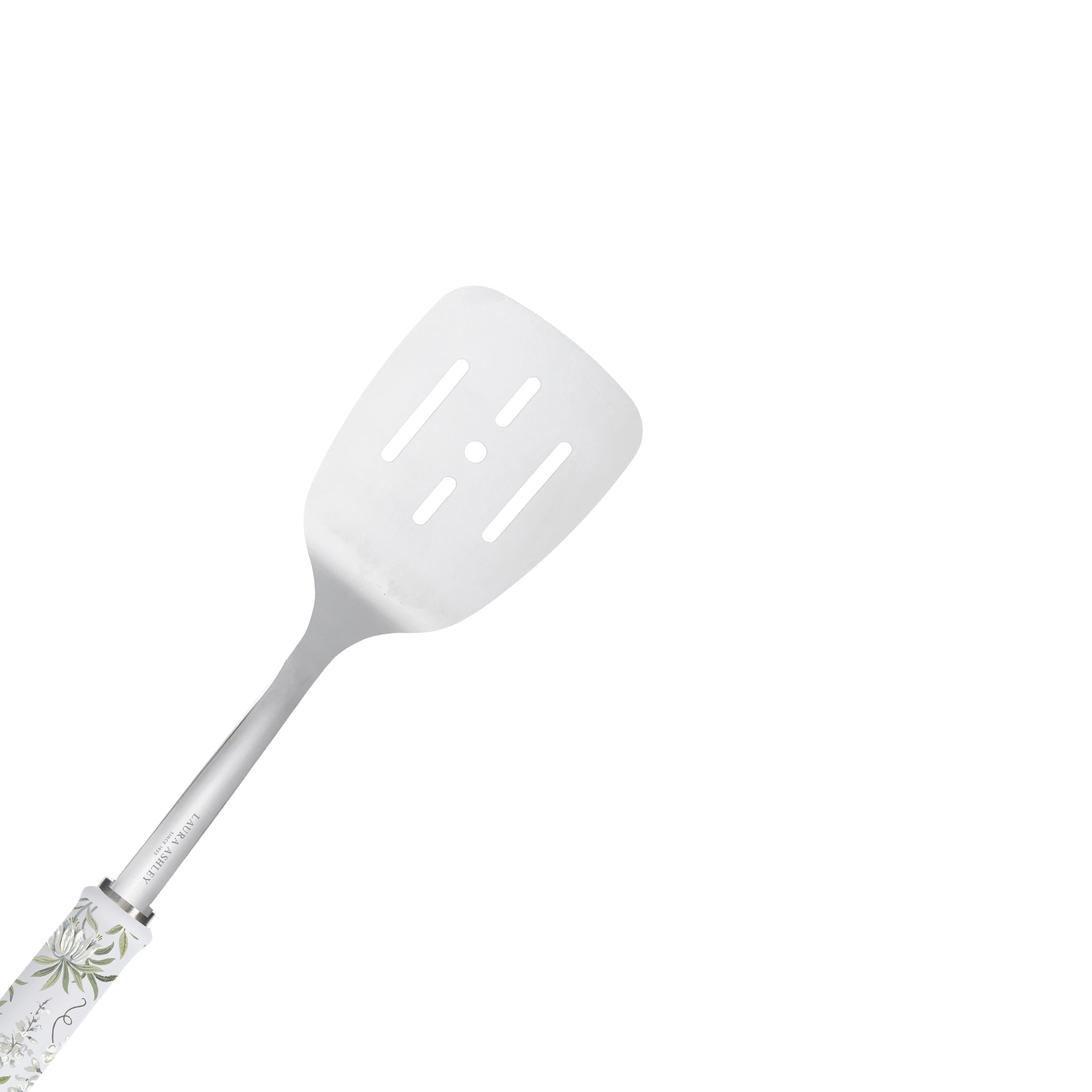Laura Ashley Stainless Steel Slotted Turner with Soft Touch Handle