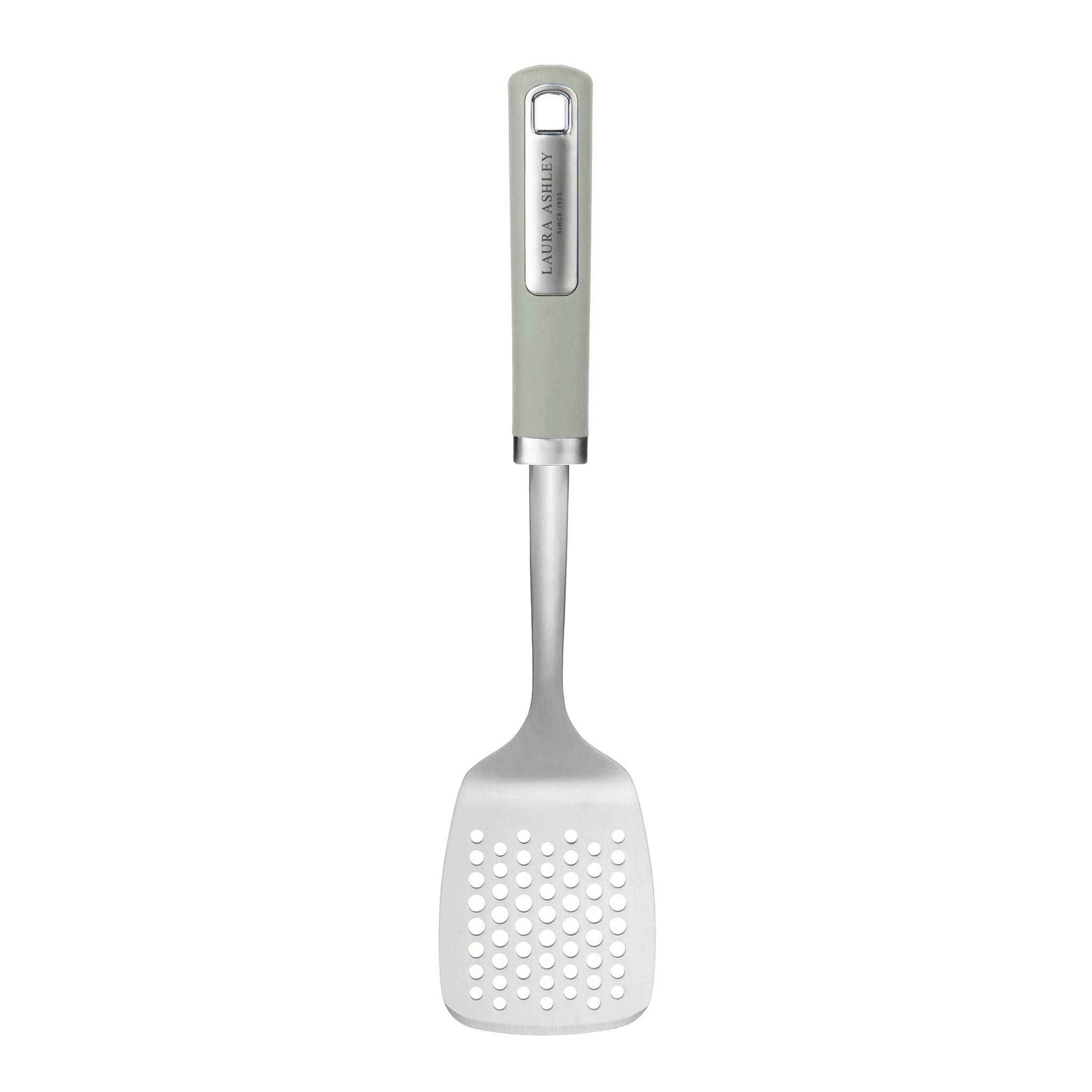 Laura Ashley Stainless Steel Slotted Turner with Soft Touch Handle