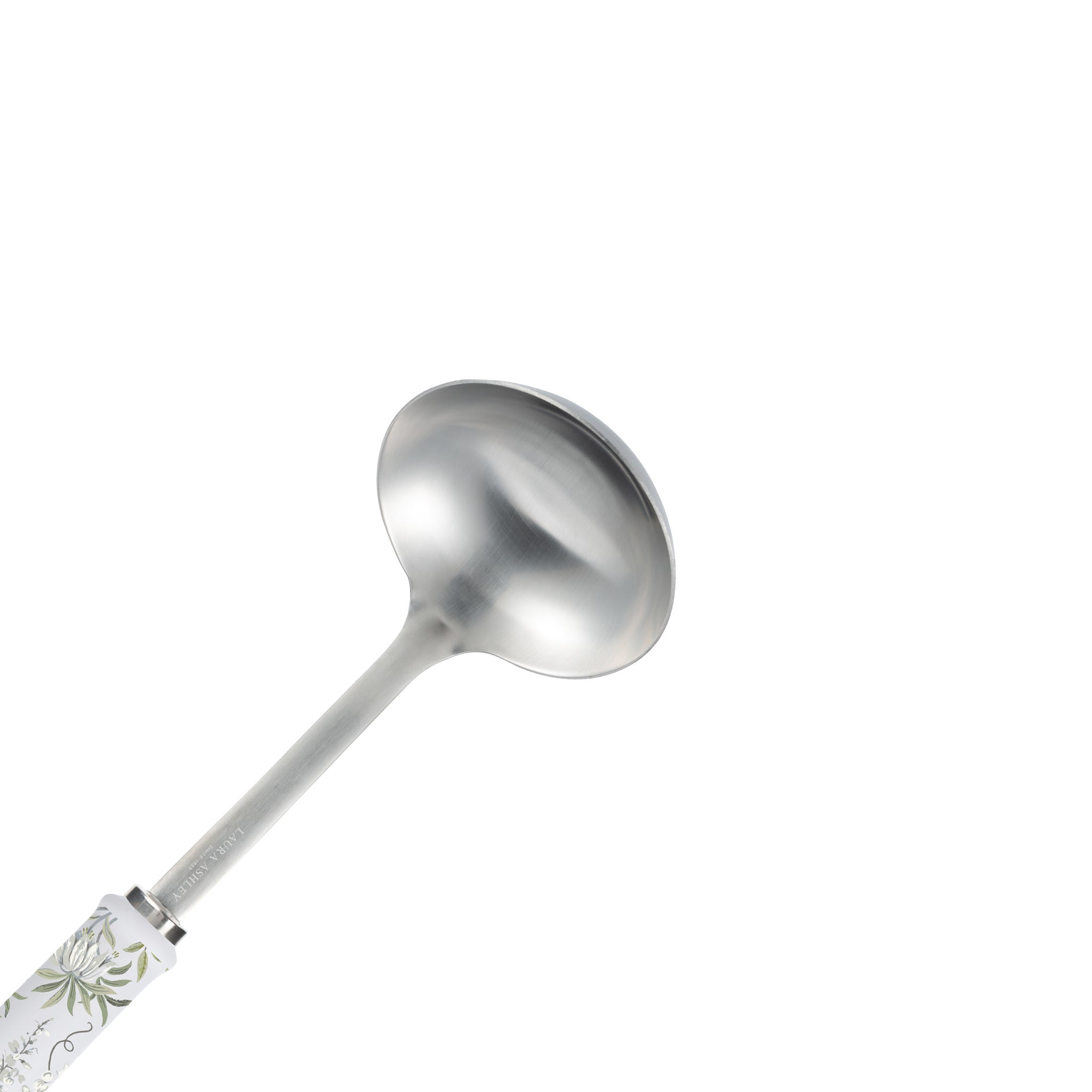 Laura Ashley Stainless-Steel Ladle Spoon with Soft Touch Handles