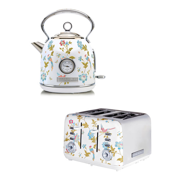 1.7L Dome Kettle & 4-Slice Toaster Set – Laura Ashley