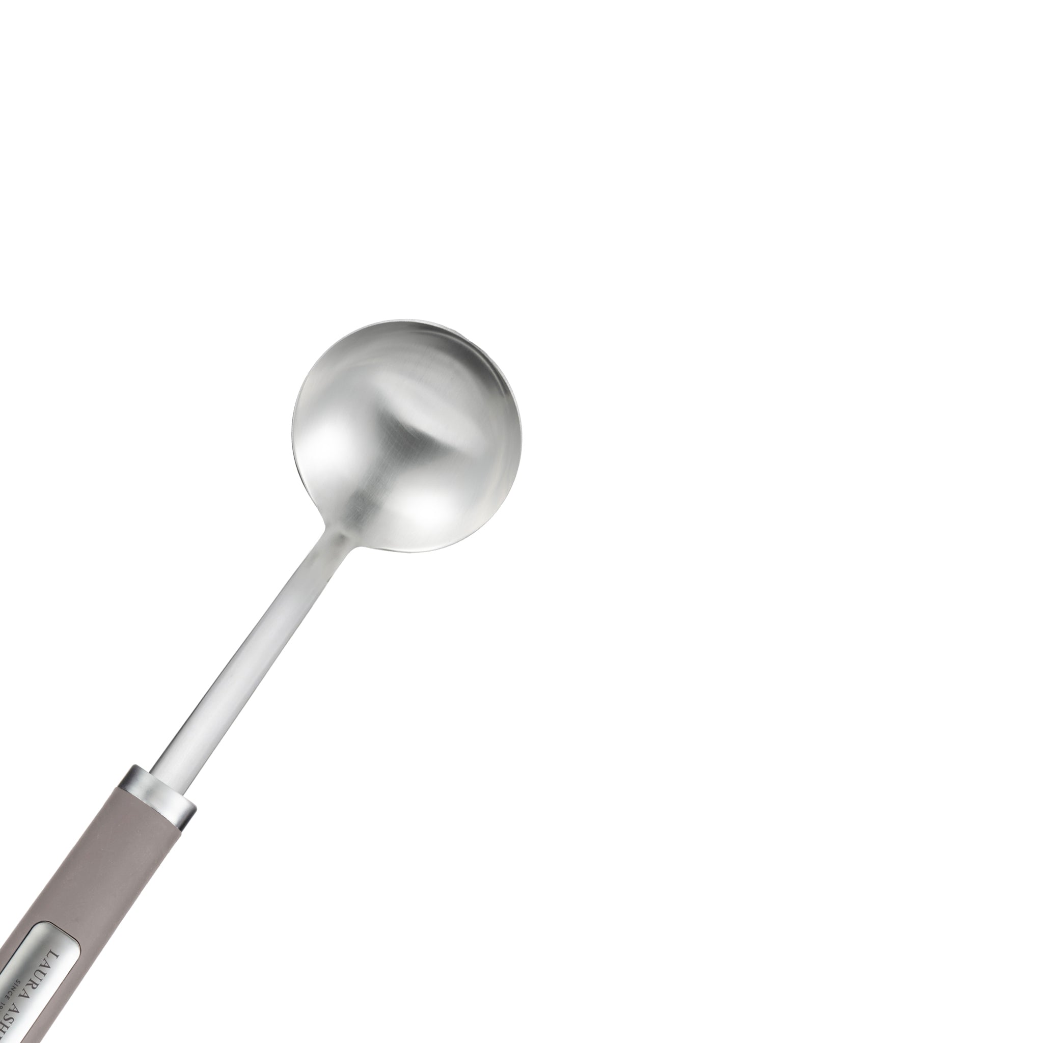 Laura Ashley Stainless-Steel Ladle Spoon with Soft Touch Handles