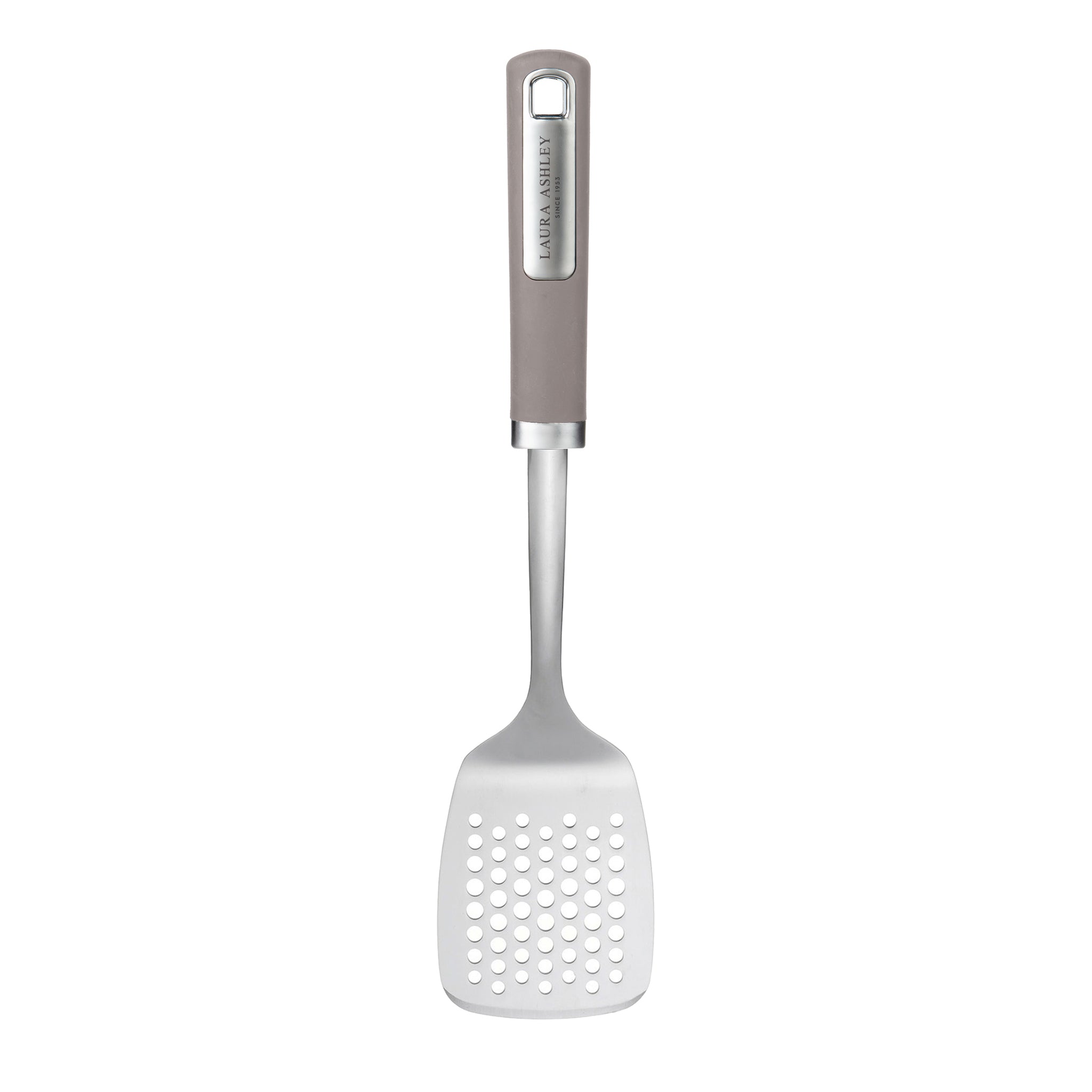 Laura Ashley Stainless Steel Slotted Turner with Soft Touch Handle