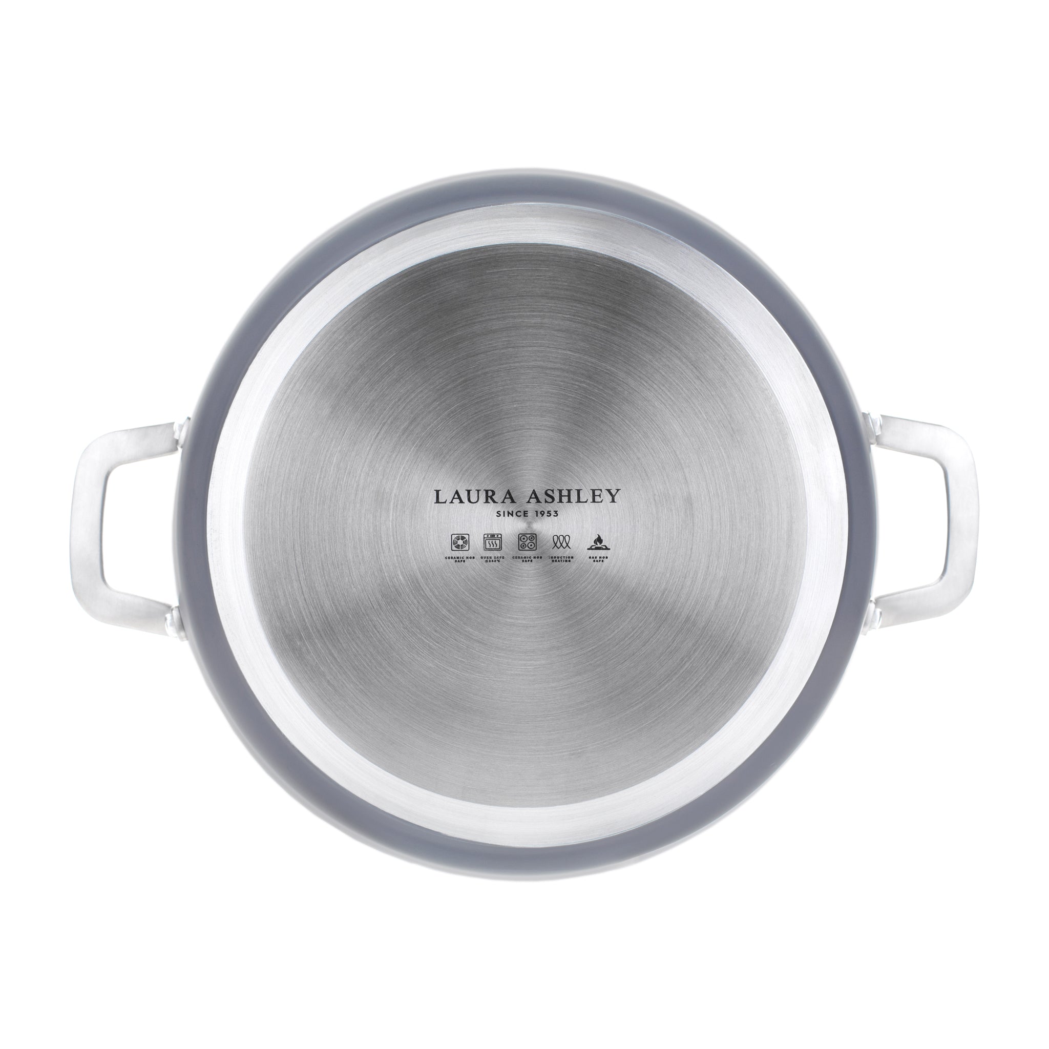 Laura Ashley 28 cm Casserole Pot with Glass Lid