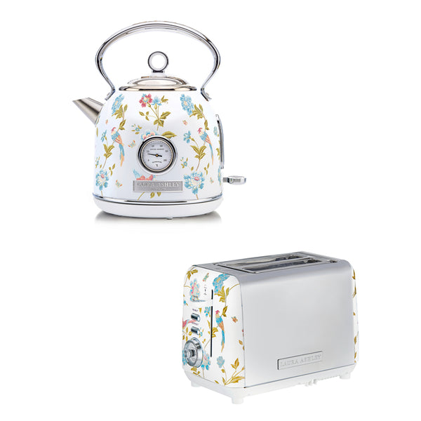 1.7L Dome Kettle & 2-Slice Toaster Set – Laura Ashley