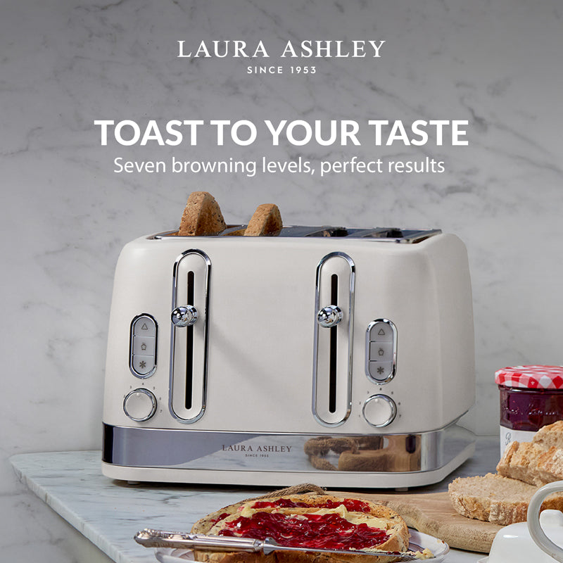 Laura Ashley’s 4-Slice Toaster – Solid Colour Range