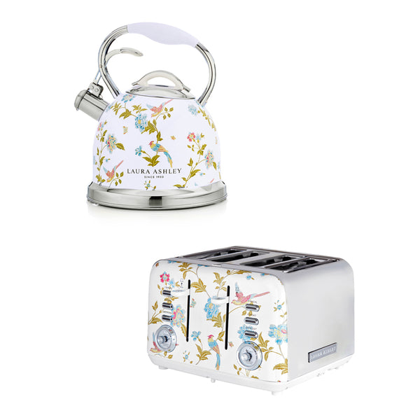 2.5L Stove Top Kettle & 4 Slice Toaster Set – Laura Ashley