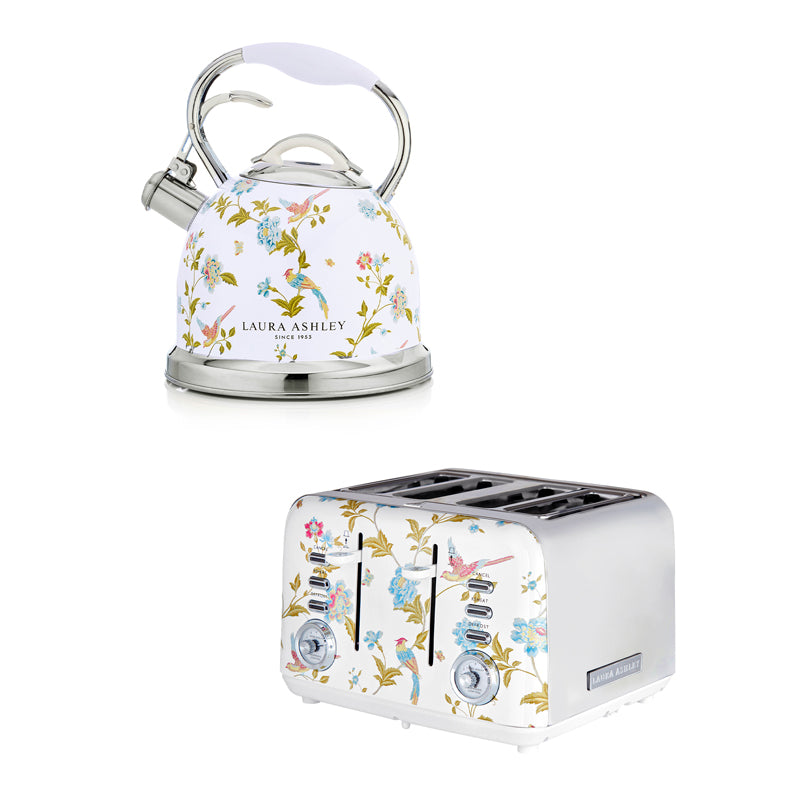 2.5L Stove Top Kettle & 4 Slice Toaster Set – Laura Ashley