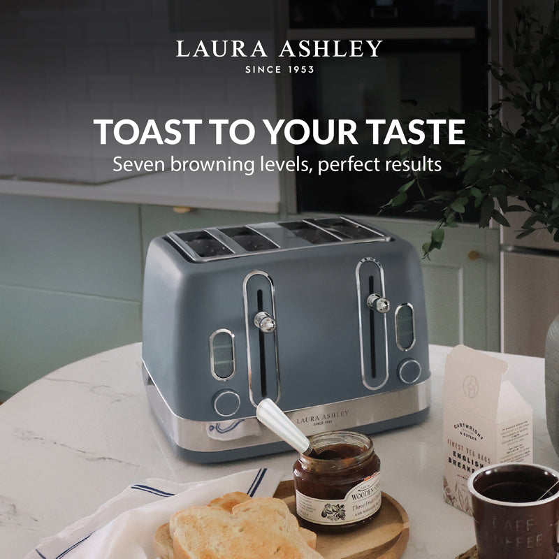 Laura Ashley’s 4-Slice Toaster – Solid Colour Range