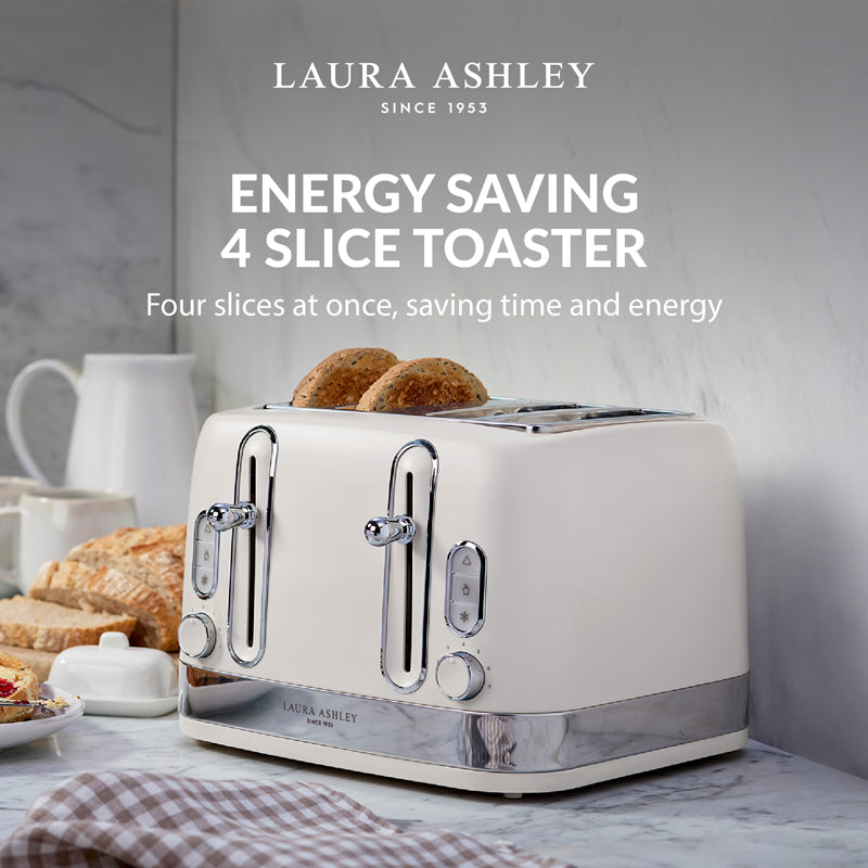 Laura Ashley’s 4-Slice Toaster – Solid Colour Range