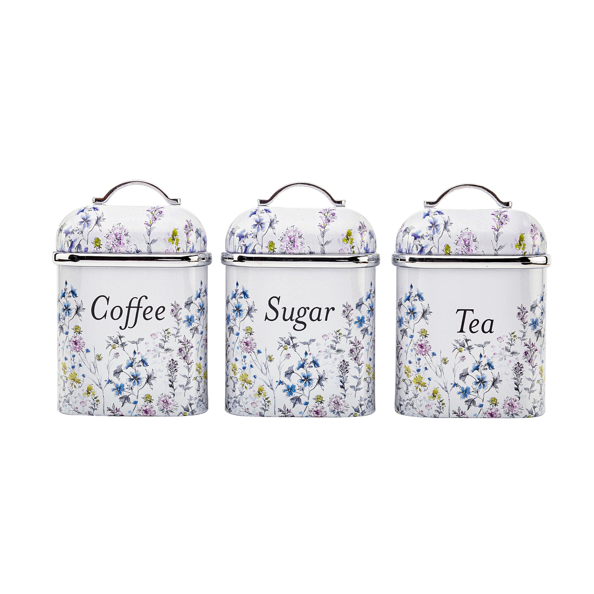Laura Ashley’s 3 Tin Canister Set – Kitchen Storage