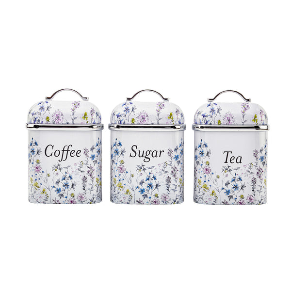 3 Tin Canister Set – Laura Ashley Kitchen Storage