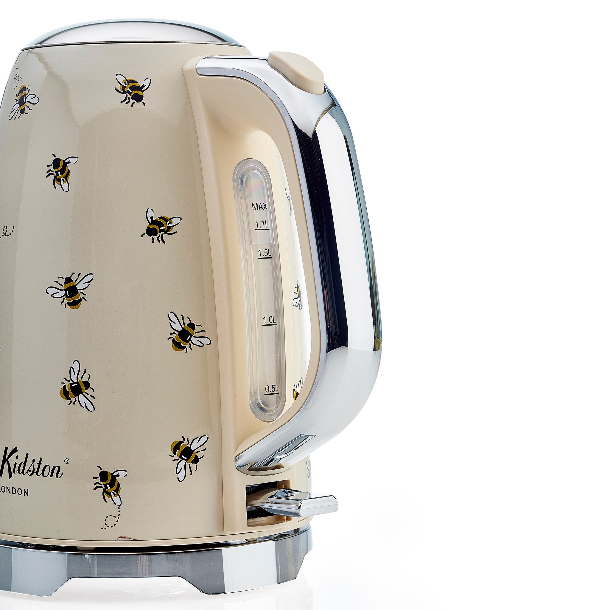 Cath Kidston’s 1.7L Jug Kettle – Fast Boil & Water Level Indicator