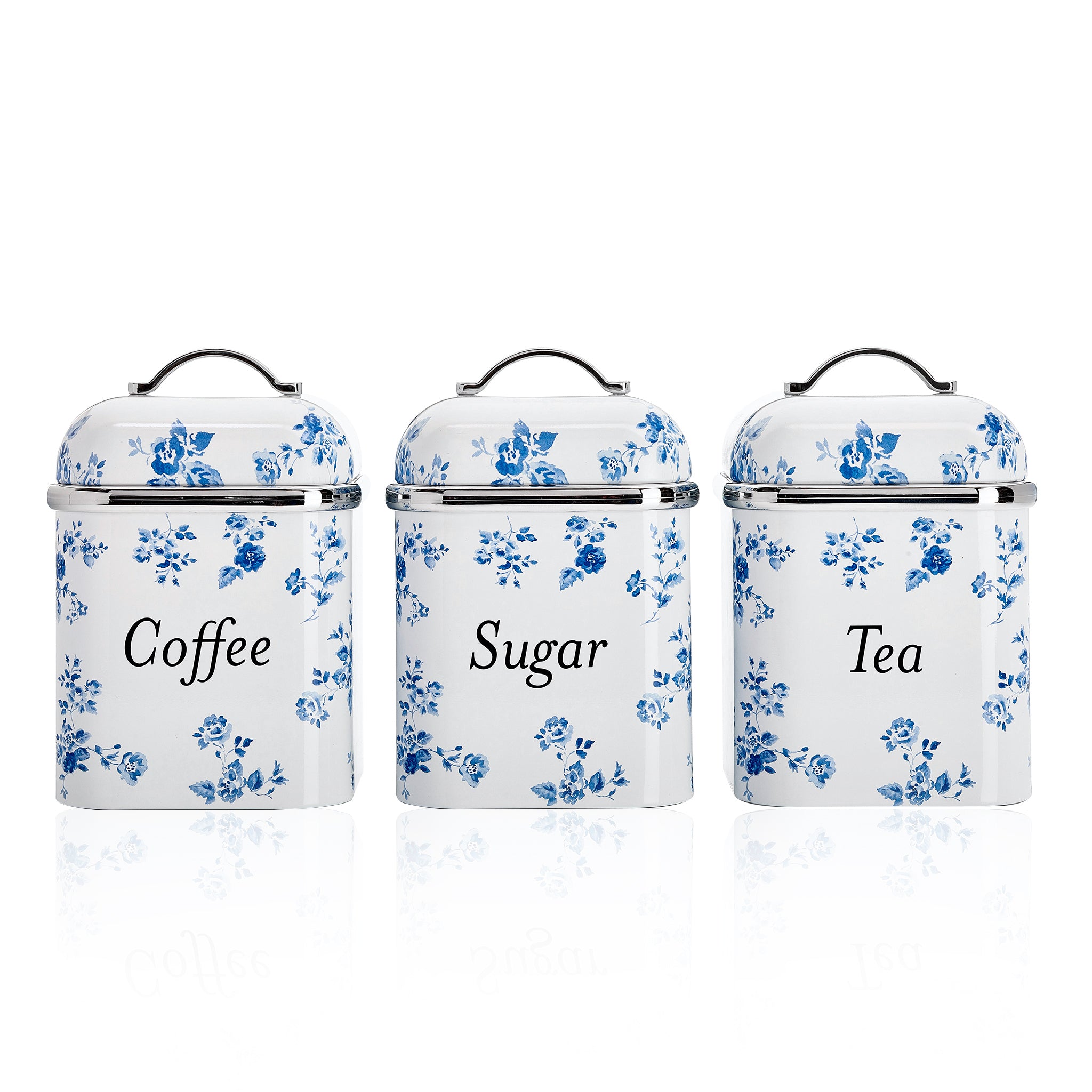 Laura Ashley’s 3 Tin Canister Set – Kitchen Storage