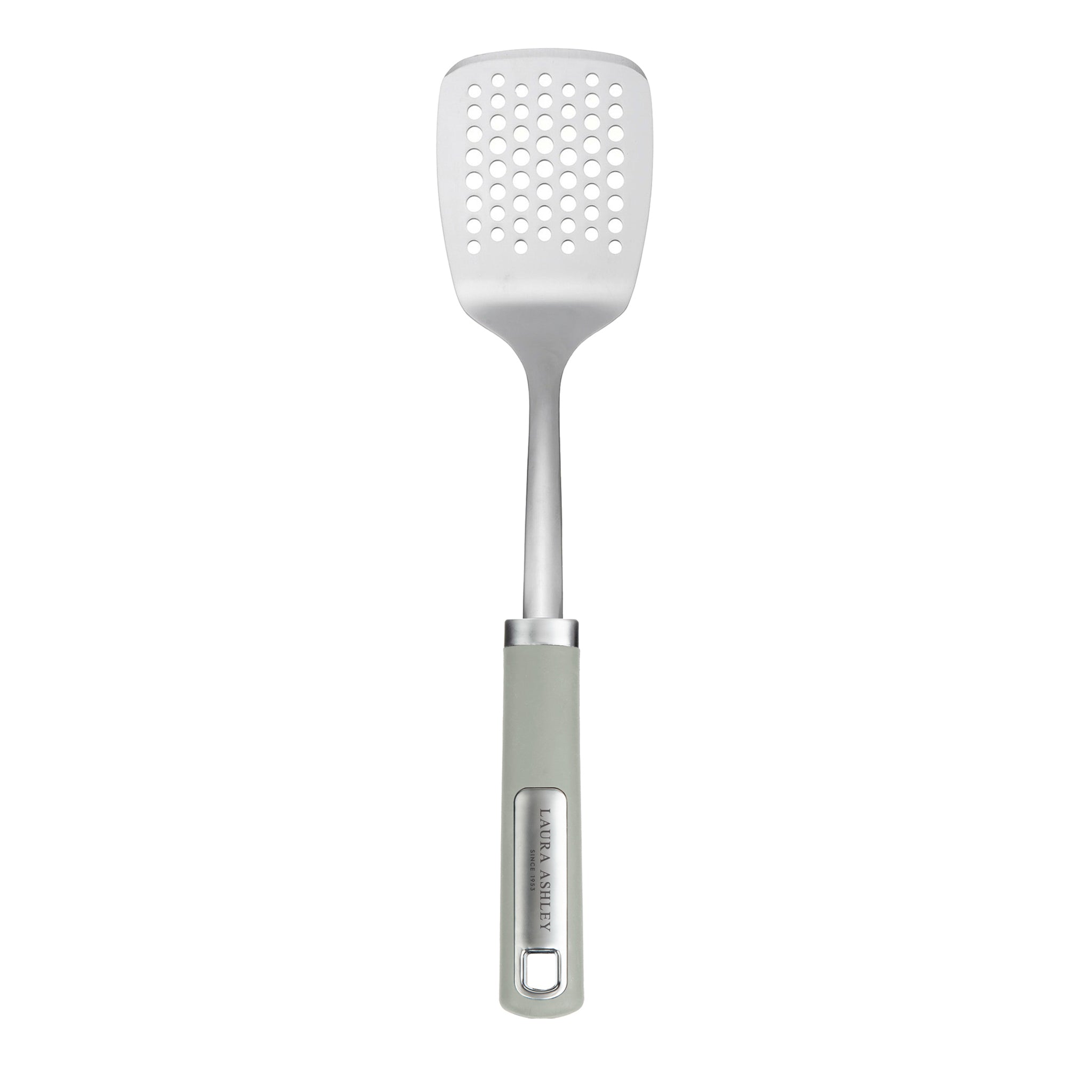 Laura Ashley Stainless Steel Slotted Turner with Soft Touch Handle