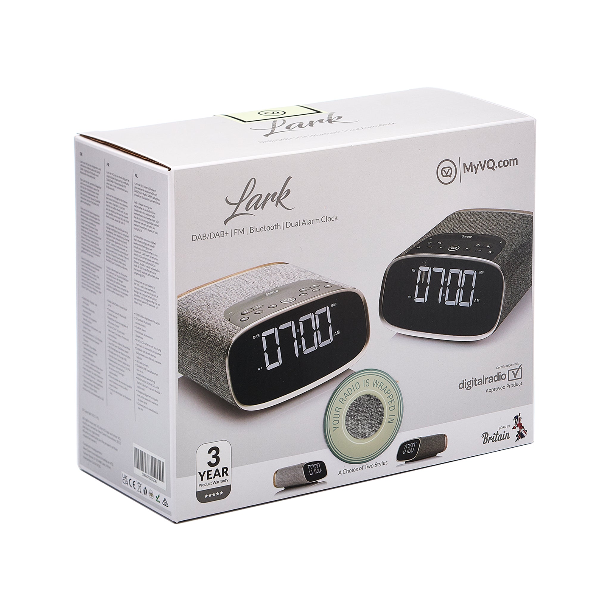 VQ’s Lark – Bedside Digital Radio & Bluetooth Speaker