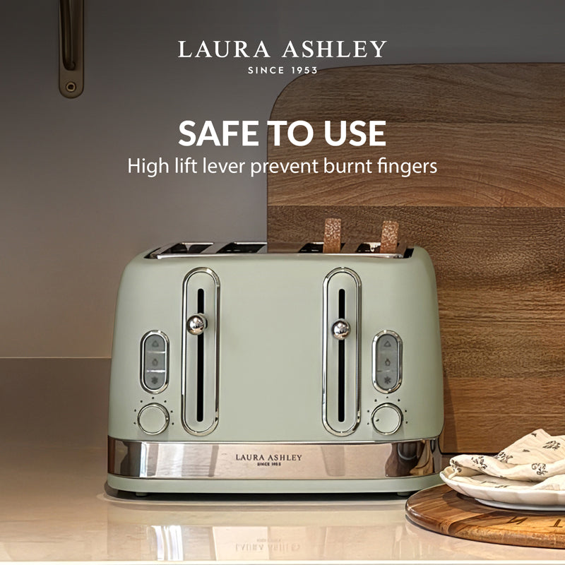 Laura Ashley’s 4-Slice Toaster – Solid Colour Range